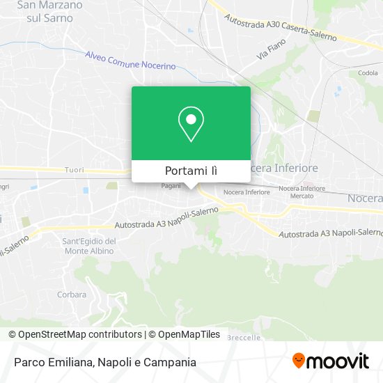 Mappa Parco Emiliana