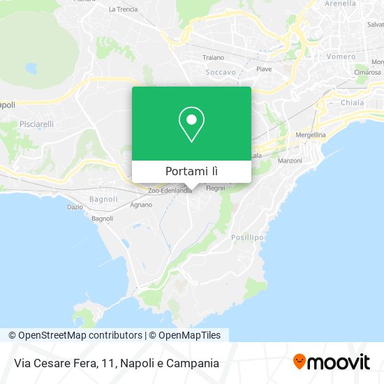 Mappa Via Cesare Fera, 11