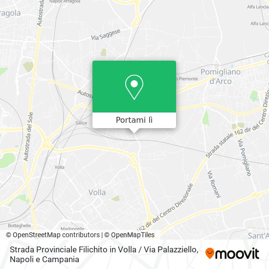 Mappa Strada Provinciale Filichito in Volla / Via Palazziello