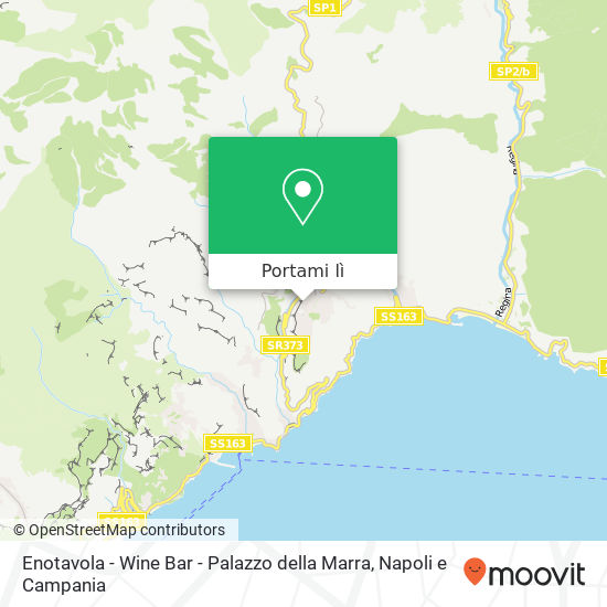 Mappa Enotavola - Wine Bar - Palazzo della Marra