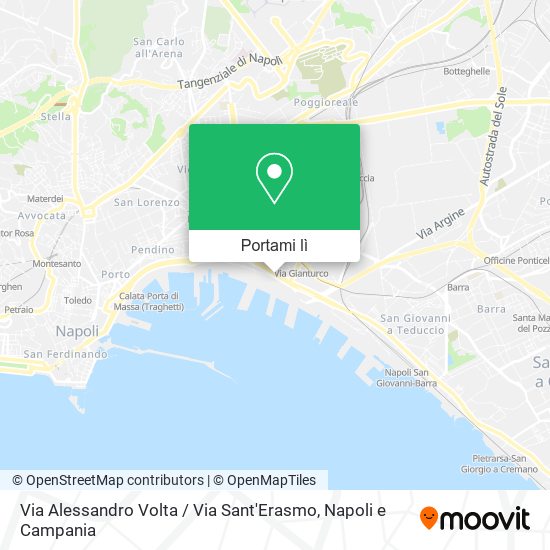 Mappa Via Alessandro Volta / Via Sant'Erasmo