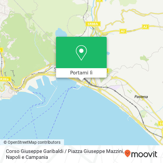 Mappa Corso Giuseppe Garibaldi / Piazza Giuseppe Mazzini