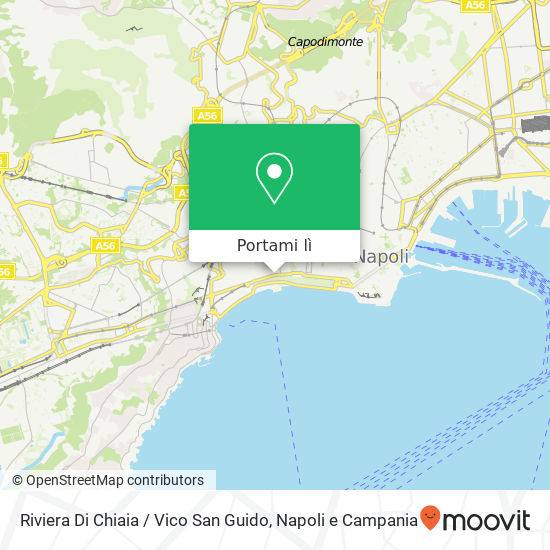 Mappa Riviera Di Chiaia / Vico San Guido