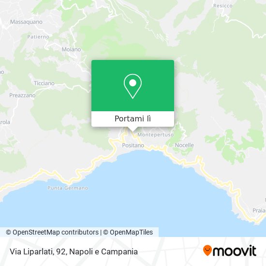 Mappa Via Liparlati, 92