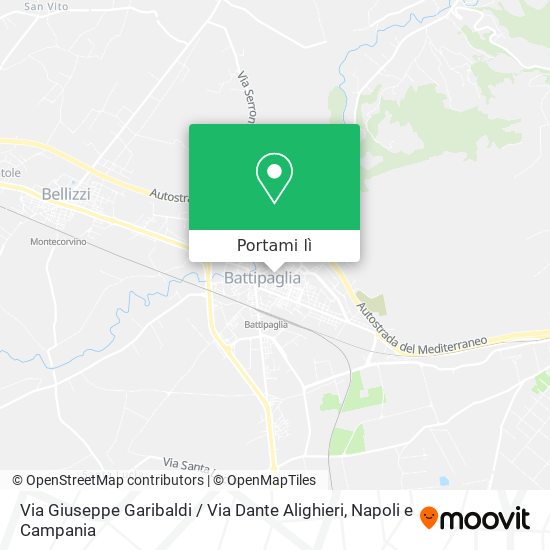 Mappa Via Giuseppe Garibaldi / Via Dante Alighieri