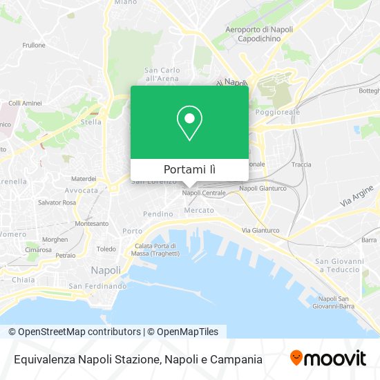 Mappa Equivalenza Napoli Stazione