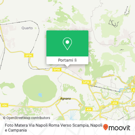 Mappa Foto Matera Via Napoli Roma Verso Scampia