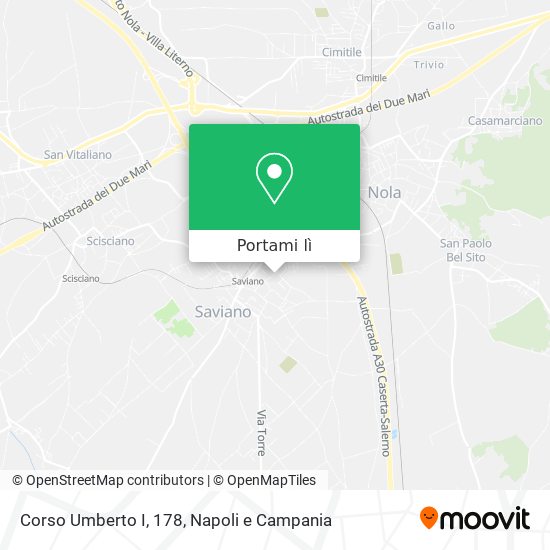 Mappa Corso Umberto I, 178