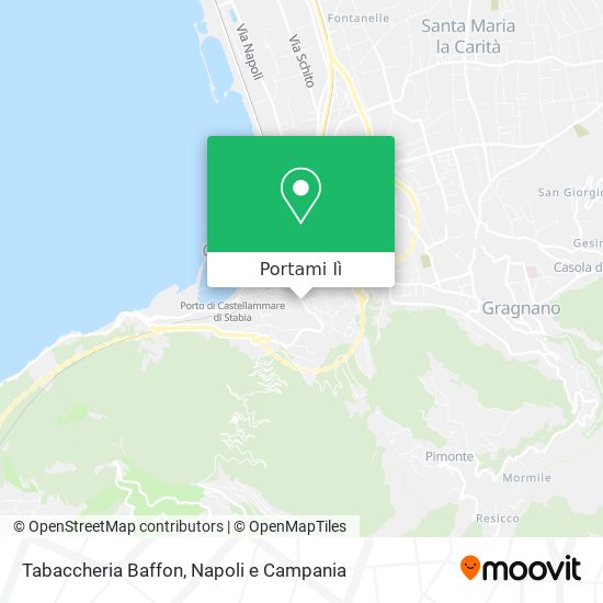 Mappa Tabaccheria Baffon