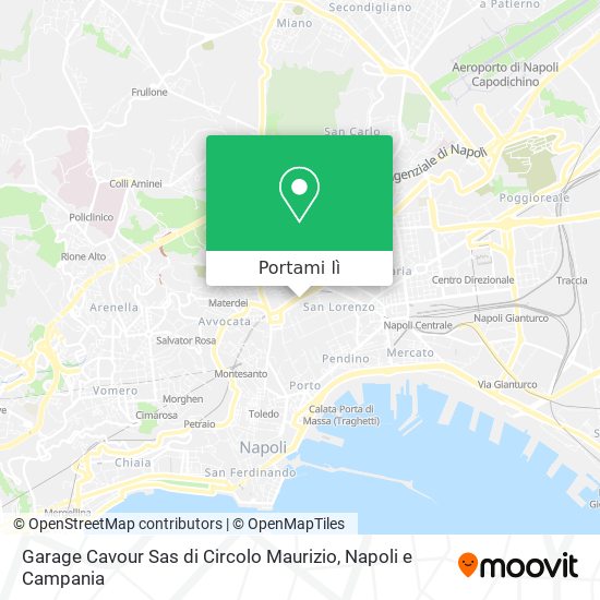 Mappa Garage Cavour Sas di Circolo Maurizio