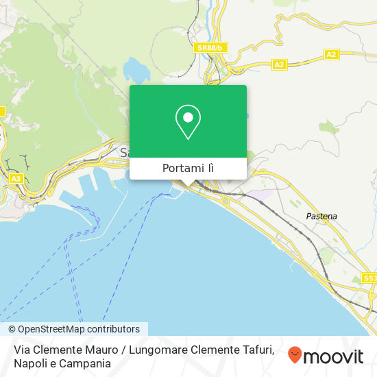 Mappa Via Clemente Mauro / Lungomare Clemente Tafuri