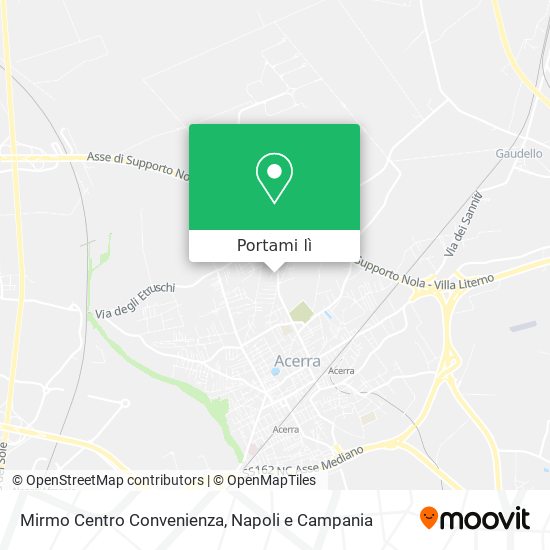 Mappa Mirmo Centro Convenienza