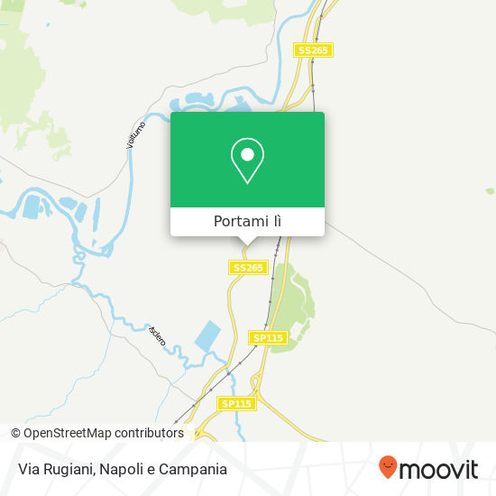Mappa Via Rugiani