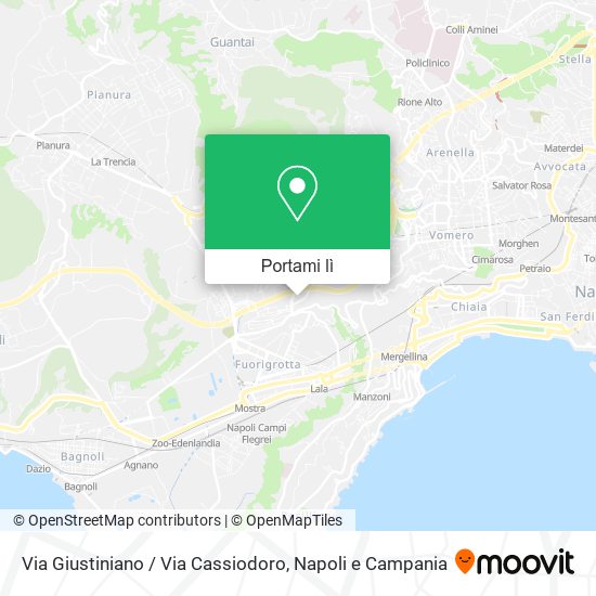 Mappa Via Giustiniano / Via Cassiodoro
