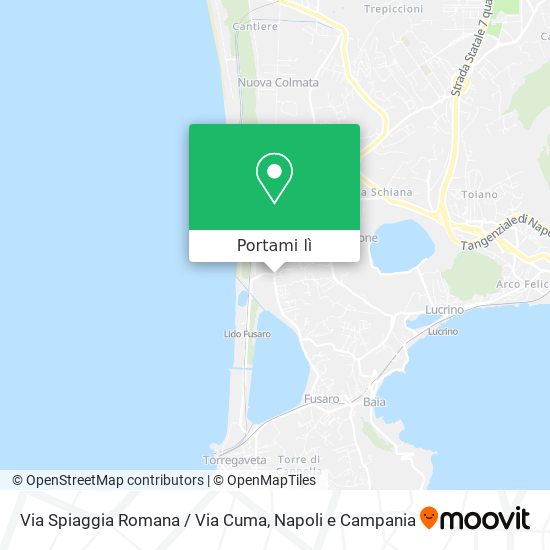Mappa Via Spiaggia Romana / Via Cuma