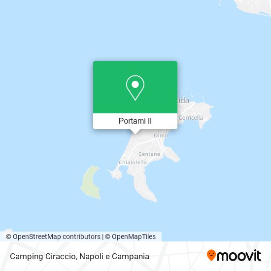 Mappa Camping Ciraccio