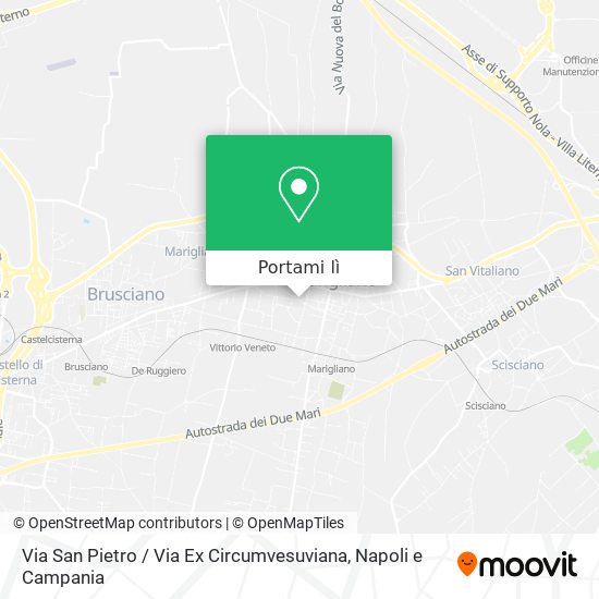 Mappa Via San Pietro / Via Ex Circumvesuviana