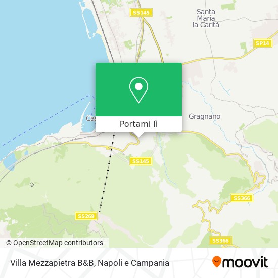 Mappa Villa Mezzapietra B&B