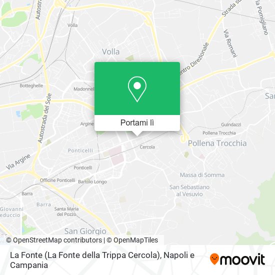 Mappa La Fonte (La Fonte della Trippa Cercola)