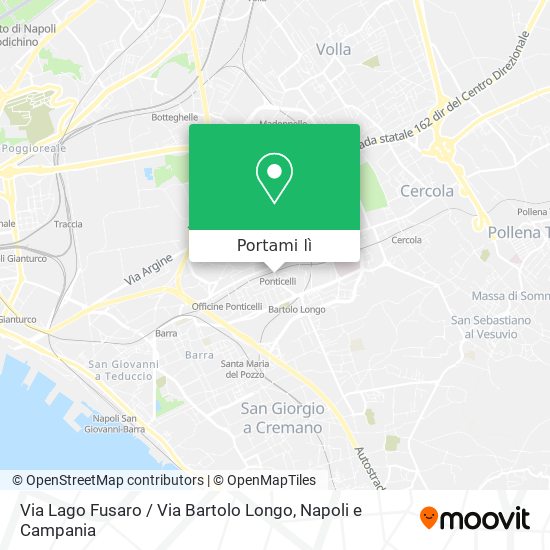 Mappa Via Lago Fusaro / Via Bartolo Longo
