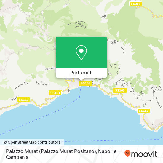 Mappa Palazzo Murat (Palazzo Murat Positano)