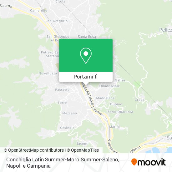 Mappa Conchiglia Latin Summer-Moro Summer-Saleno