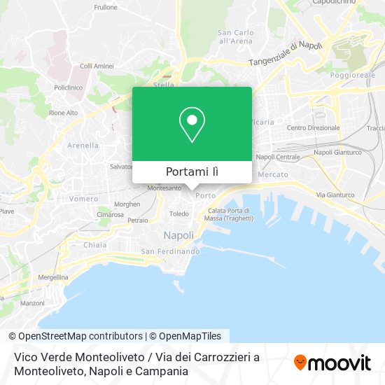 Mappa Vico Verde Monteoliveto / Via dei Carrozzieri a Monteoliveto