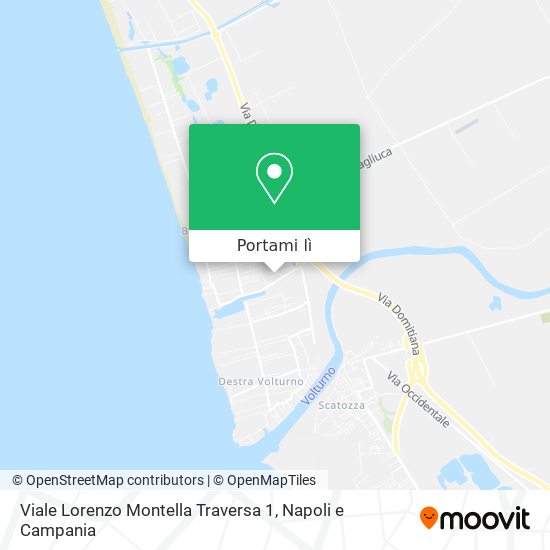 Mappa Viale Lorenzo Montella Traversa 1