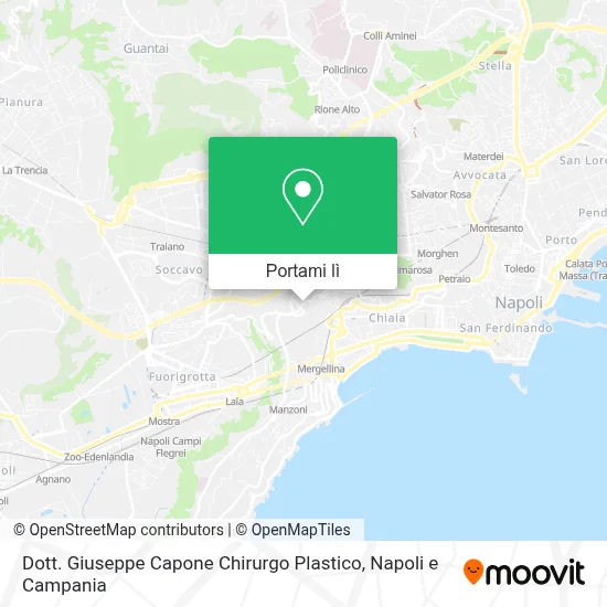 Mappa Dott. Giuseppe Capone Chirurgo Plastico