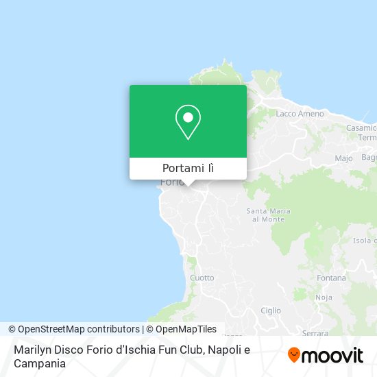 Mappa Marilyn Disco Forio d'Ischia Fun Club