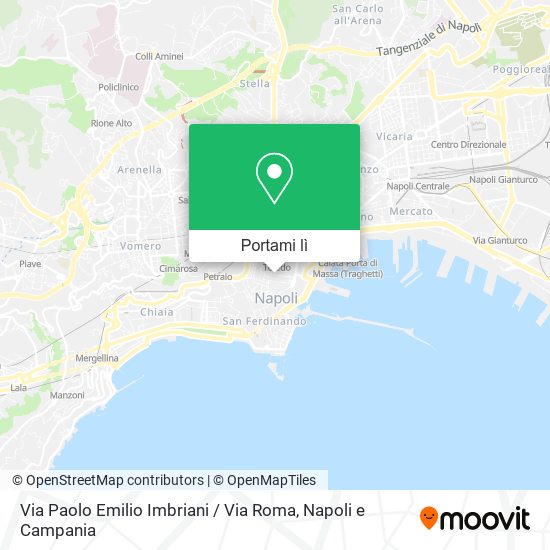 Mappa Via Paolo Emilio Imbriani / Via Roma