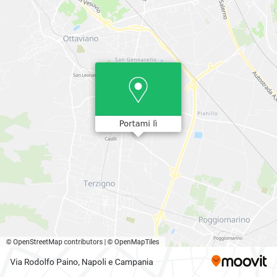 Mappa Via Rodolfo Paino