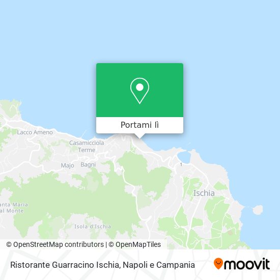 Mappa Ristorante Guarracino Ischia