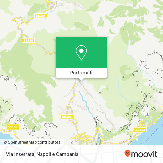 Mappa Via Inserrata