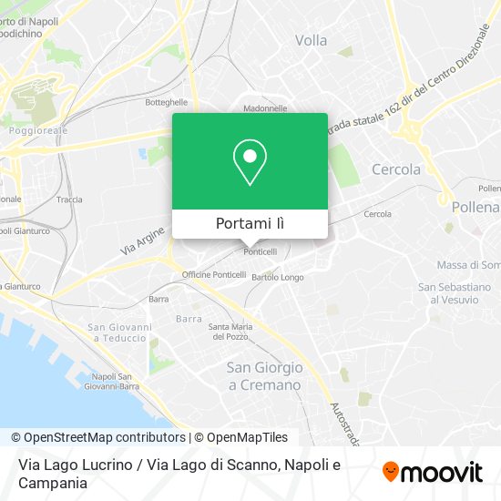 Mappa Via Lago Lucrino / Via Lago di Scanno
