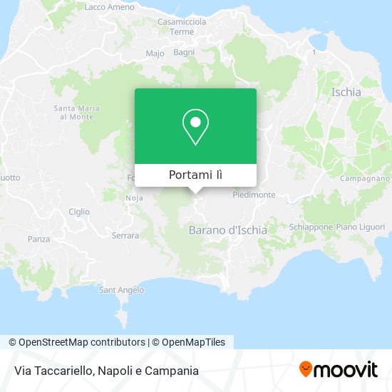 Mappa Via Taccariello