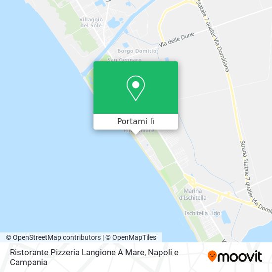 Mappa Ristorante Pizzeria Langione A Mare