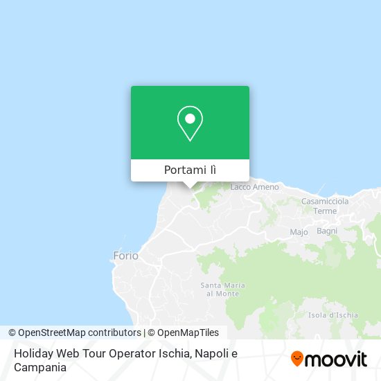 Mappa Holiday Web Tour Operator Ischia