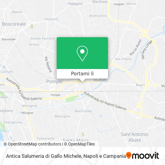 Mappa Antica Salumeria di Gallo Michele