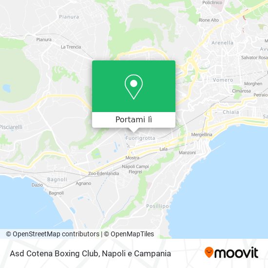 Mappa Asd Cotena Boxing Club