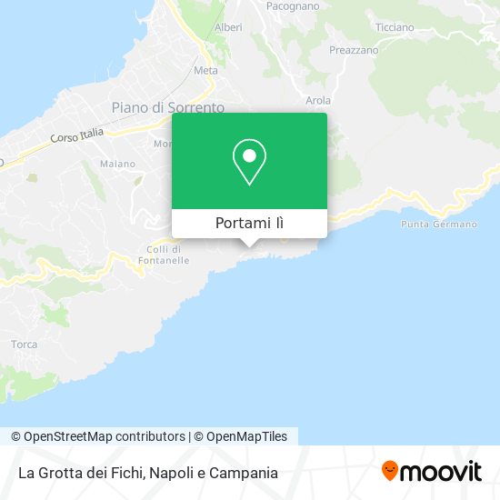 Mappa La Grotta dei Fichi
