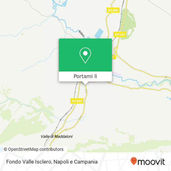 Mappa Fondo Valle Isclero
