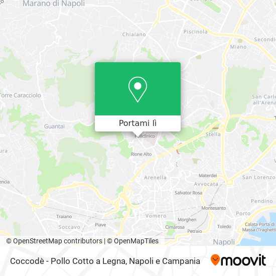 Mappa Coccodè - Pollo Cotto a Legna
