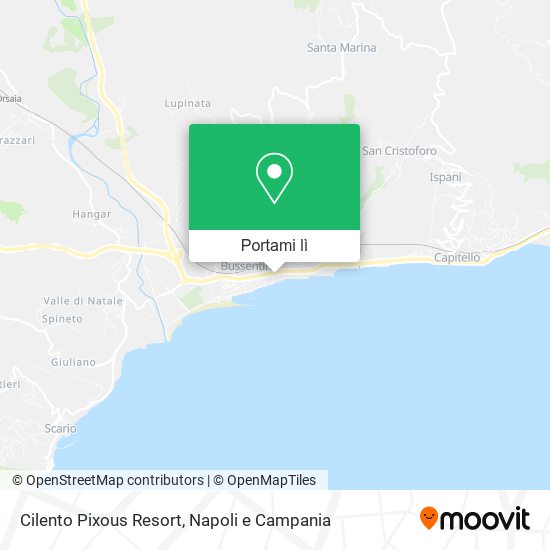 Mappa Cilento Pixous Resort