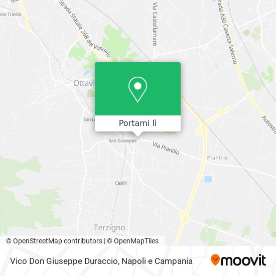 Mappa Vico Don Giuseppe Duraccio