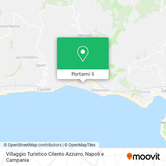 Mappa Villaggio Turistico Cilento Azzurro