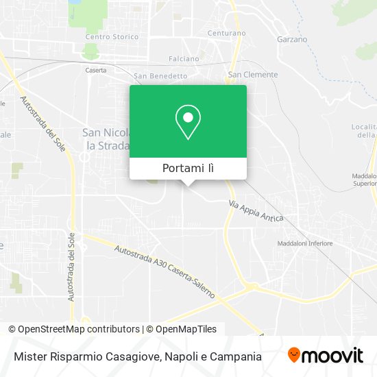 Mappa Mister Risparmio Casagiove
