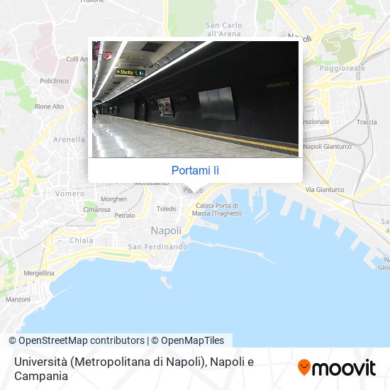 Mappa Università (Metropolitana di Napoli)