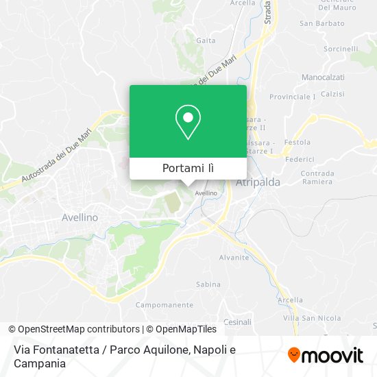 Mappa Via Fontanatetta / Parco Aquilone