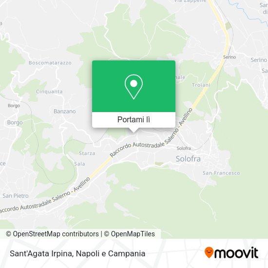 Mappa Sant'Agata Irpina